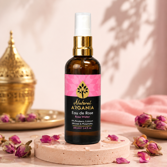 Eau de rose naturelle 100ml, Naturel Argania Canada