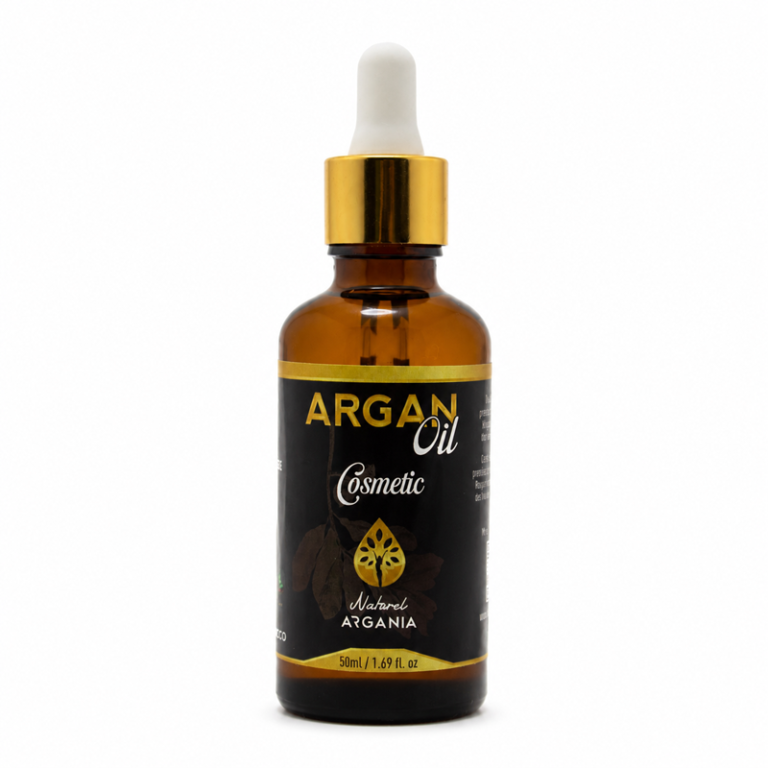 Huile d'Argan Cosmétique Pure — 100% Pression à Froid