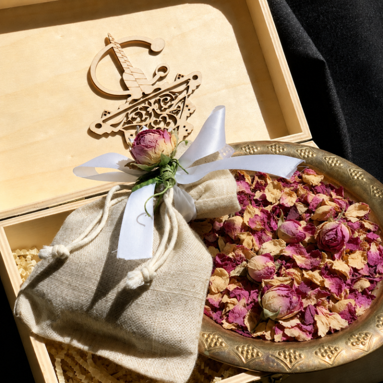 Pétales de rose séchés Naturel Argania, coffret cadeau Canada