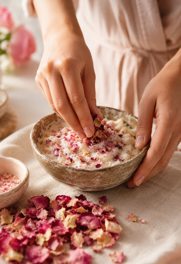 Pétales de rose séchés Naturel Argania, coffret cadeau Canada