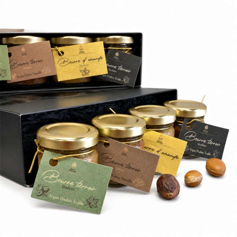 4-Flavor Argan Beurre Terroir Gift Box, Naturel Argania Canada