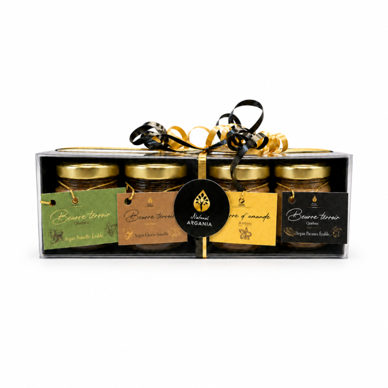 4-Flavor Argan Beurre Terroir Gift Box, Naturel Argania Canada