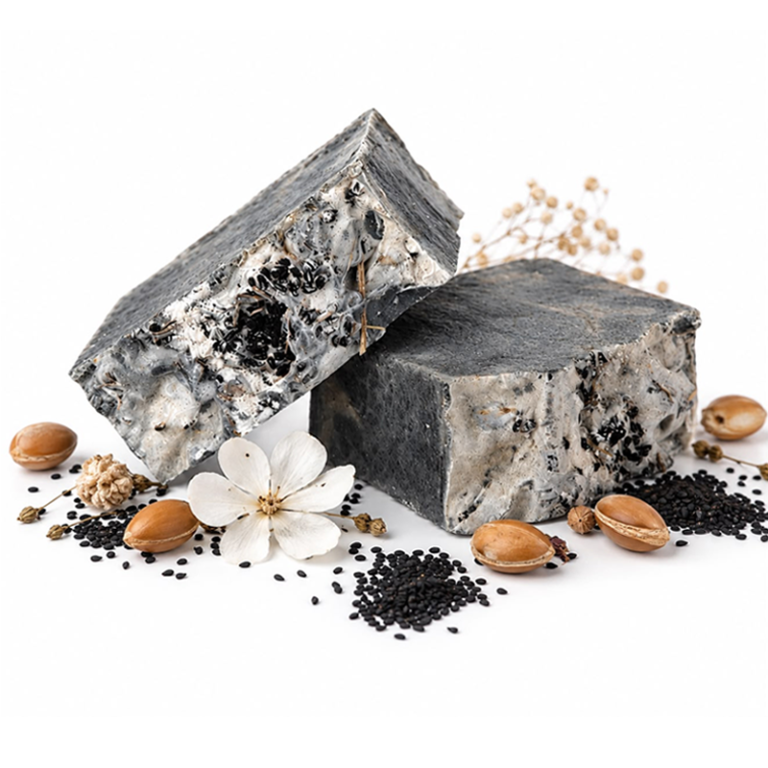 Savon artisanal à l'huile d'argan et à la nigelle, Naturel Argania