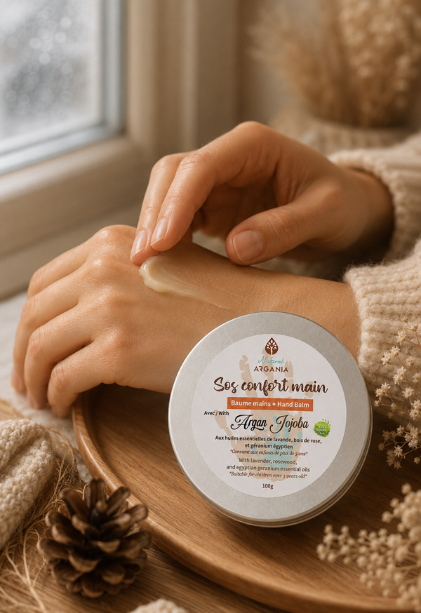 SOS Confort Mains baume barrière argan jojoba 100g, Naturel Argania Canada