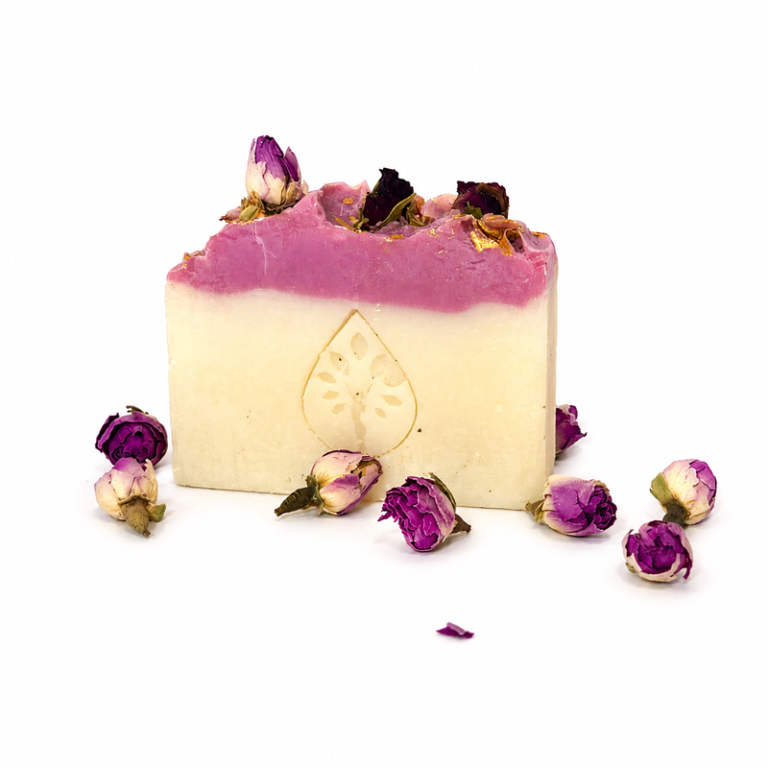 Savon à l'huile d'argan et rose Naturel Argania, savon artisanal peaux sensibles