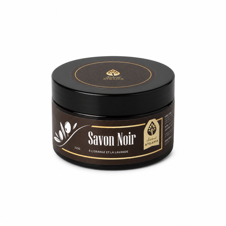 Savon noir marocain orange et lavande 225g, Naturel Argania Canada