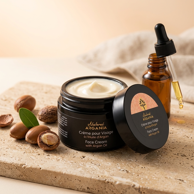 Crème pour le visage à l'huile d'argan Naturel Argania 150ml