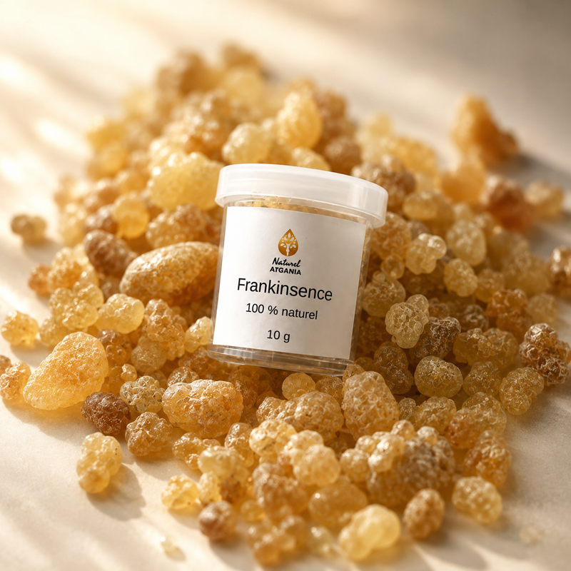 Grains d'oliban naturel 10g, Naturel Argania, encens traditionnel