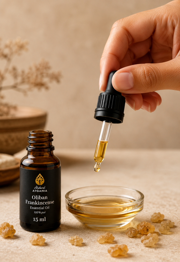 Huile essentielle de frankincense oliban 100% pure 15ml, Naturel Argania Canada