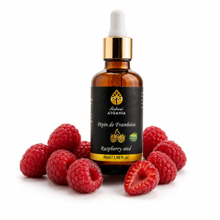 Huile de pépin de framboise pressée à froid 50ml, Naturel Argania Canada