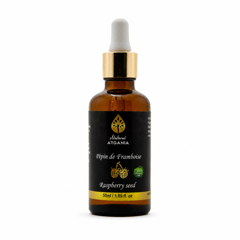 Huile de pépin de framboise pressée à froid 50ml, Naturel Argania Canada