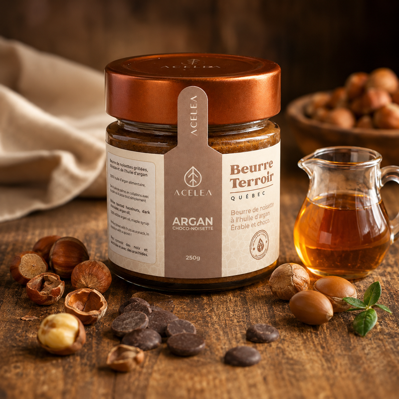 Beurre Argan Choco-Noisette 250g, Naturel Argania Canada
