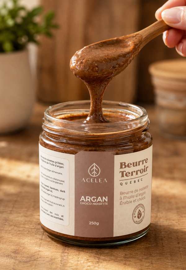 Beurre Argan Choco-Noisette 250g, Naturel Argania Canada
