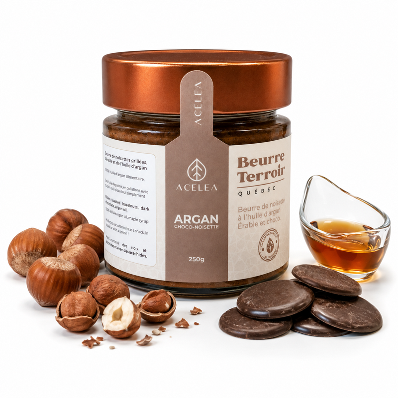 Beurre Argan Choco-Noisette 250g, Naturel Argania Canada