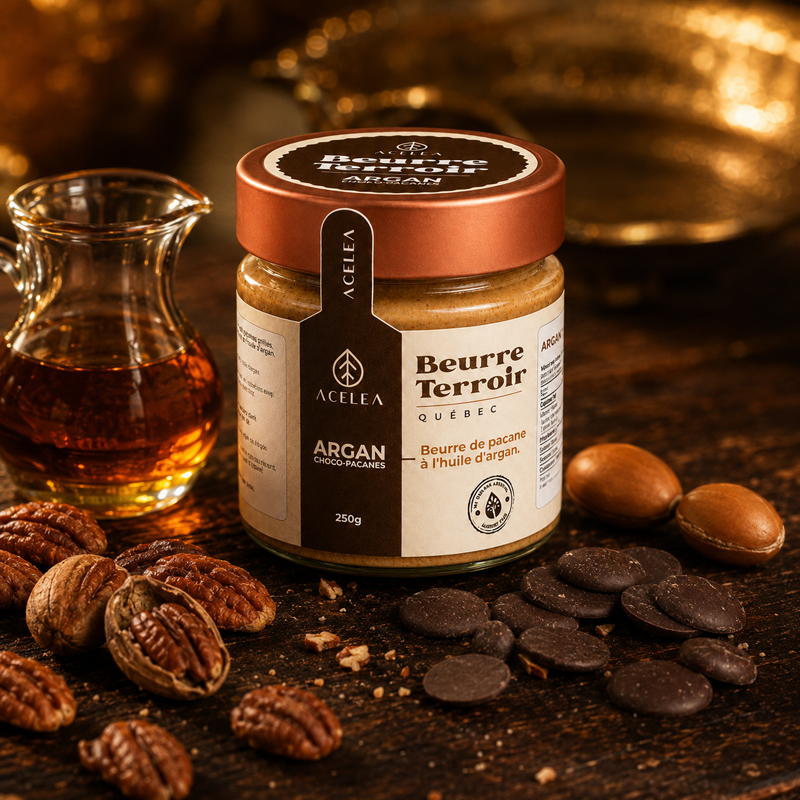 Beurre Argan Choco-Pacanes 250g, Naturel Argania Canada