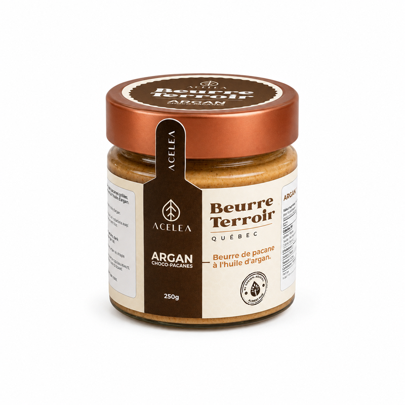 Beurre Argan Choco-Pacanes 250g, Naturel Argania Canada