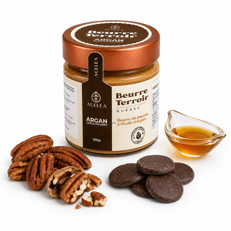 Beurre Argan Choco-Pacanes 250g, Naturel Argania Canada