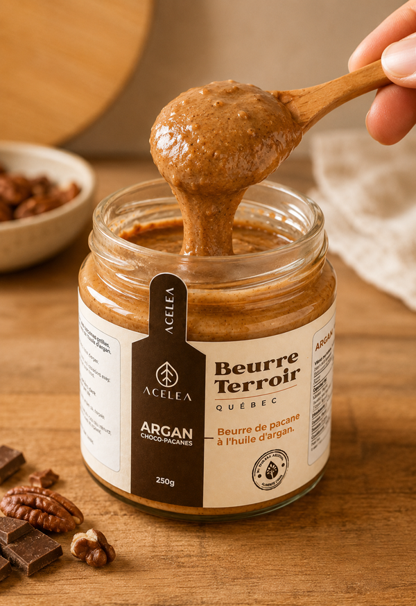 Beurre Argan Choco-Pacanes 250g, Naturel Argania Canada