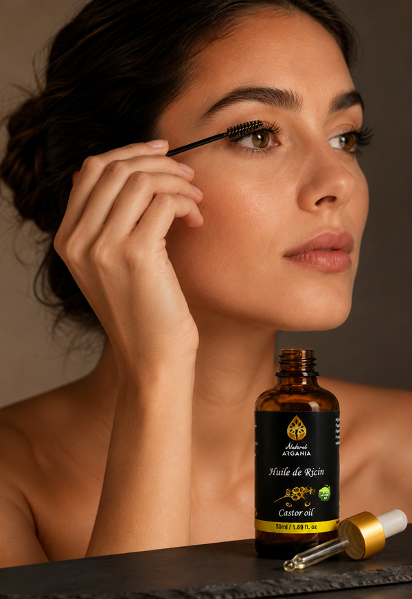 Huile de ricin 100% pure 50ml, Naturel Argania Canada