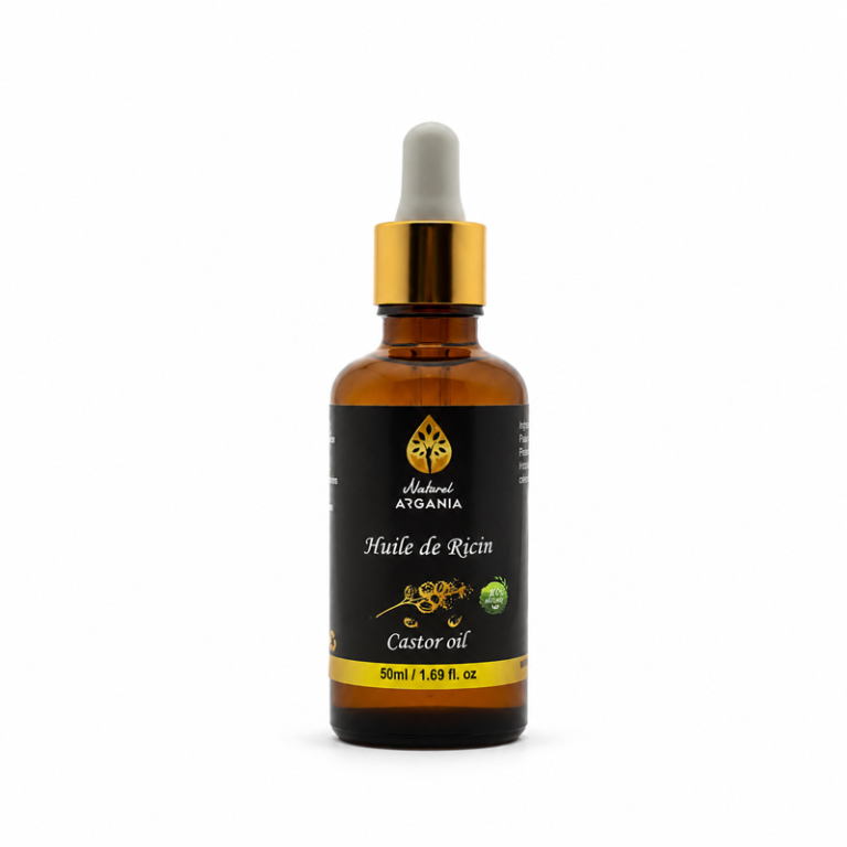 Huile de ricin 100% pure 50ml, Naturel Argania Canada