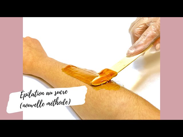 Nouvelle méthode d'épilation à la cire au sucre COVID-19