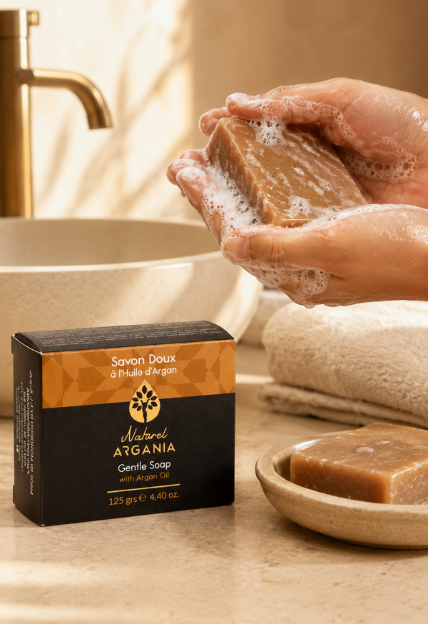 Savon Doux à l'Huile d'Argan
