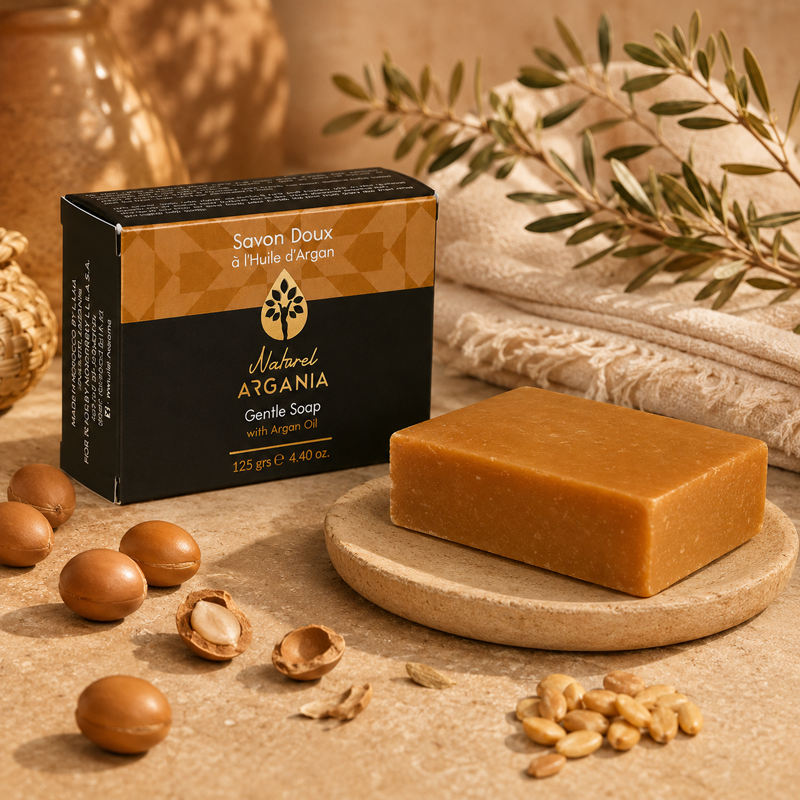 Savon Doux à l'Huile d'Argan