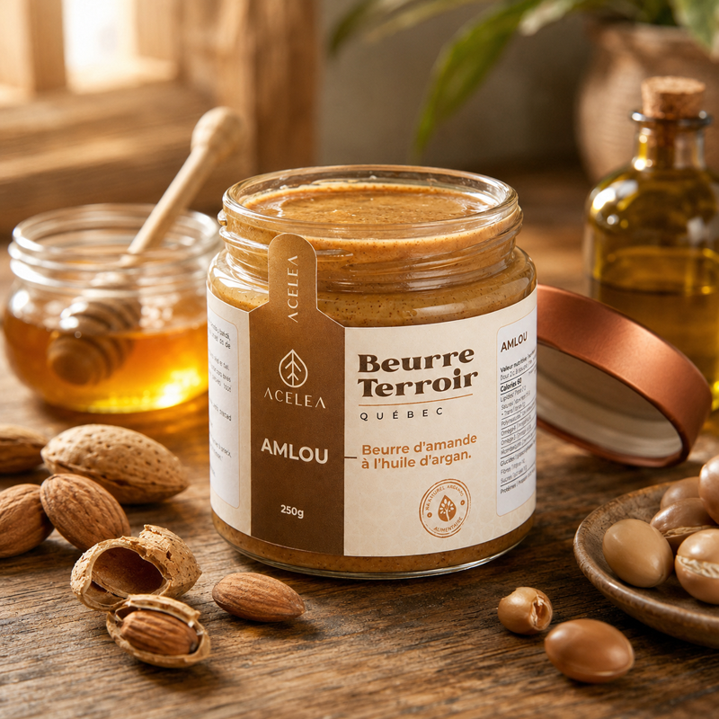 Amlou beurre d'amande à l'huile d'argan Naturel Argania, Québec