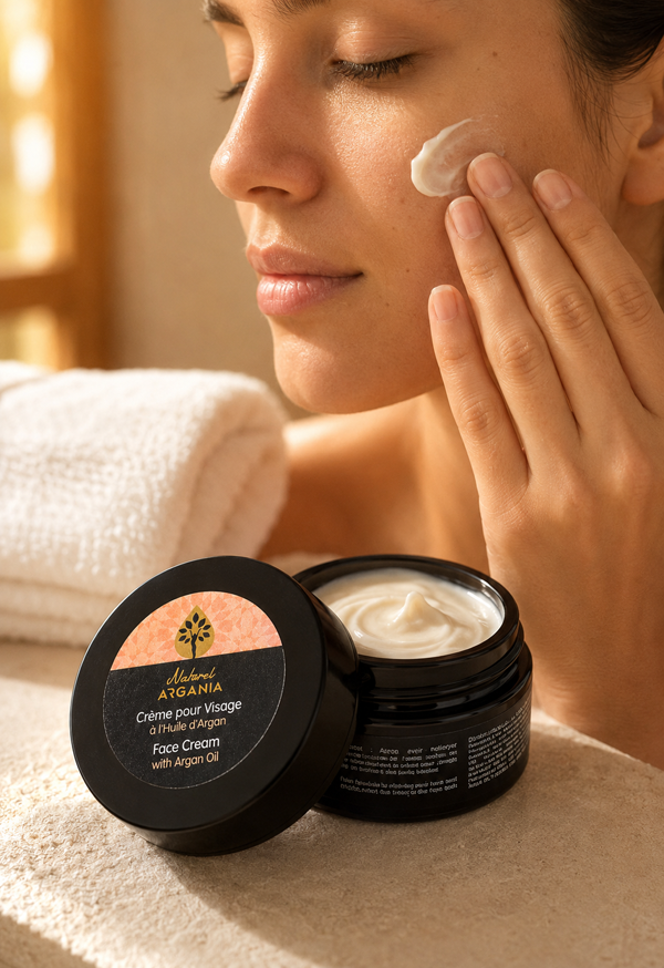 Crème pour le visage à l'huile d'argan Naturel Argania 150ml