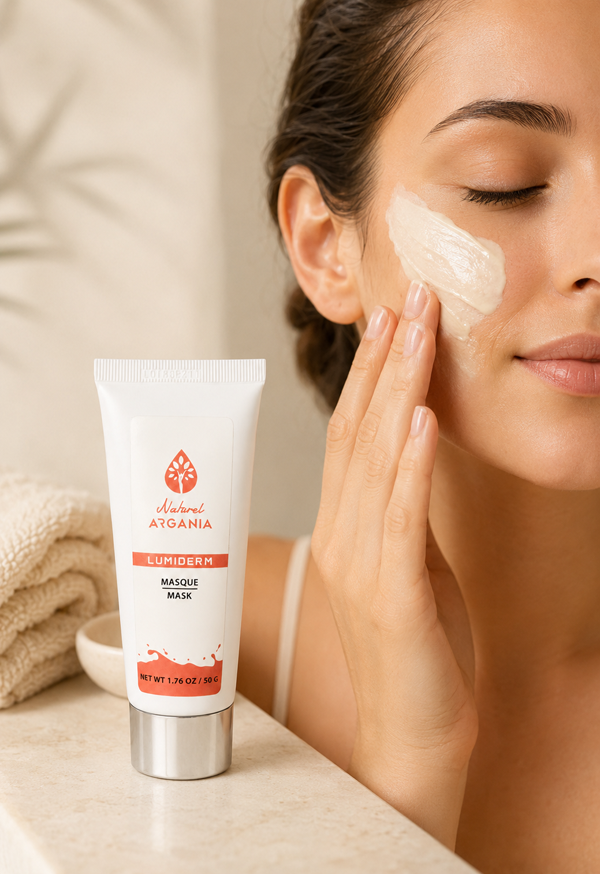 Masque LumiDerm Naturel Argania 50g, peaux sensibles
