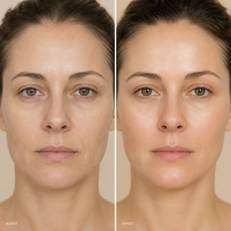 soin du visage à l'oxygène