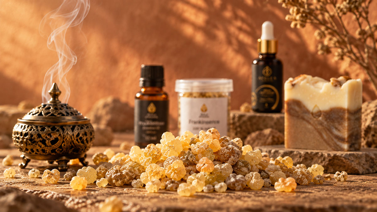Oliban (Frankincense) : Bienfaits pour la Peau et le Visage