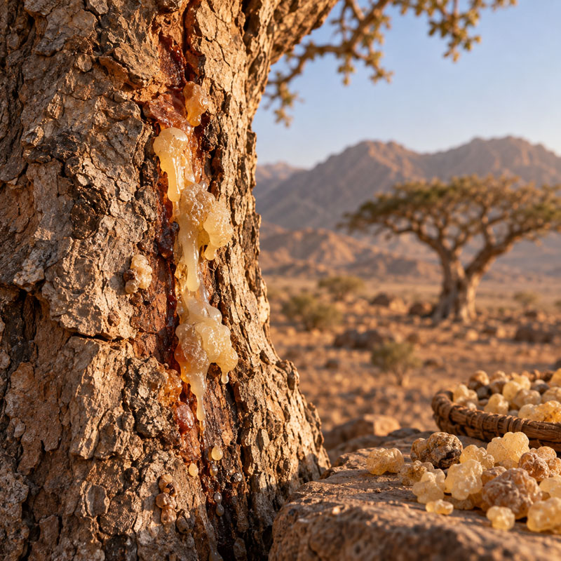 Oliban (Frankincense) : Bienfaits pour la Peau et le Visage