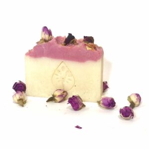 Argan oil and rose soap