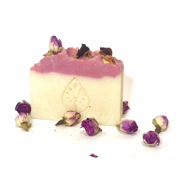 Argan oil and rose soap