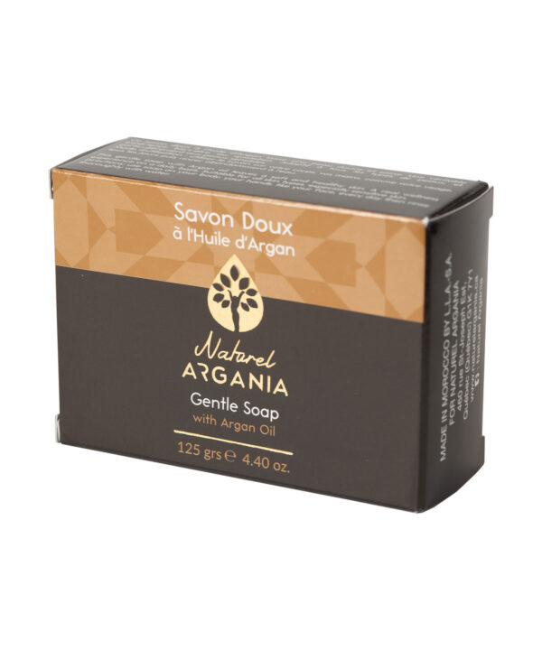 Gentle soap with argan oil